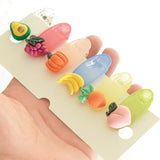 Maxbell Cute Vegetable Hair Clip Alligator Hairpins Snap Accessories for Kids DIY