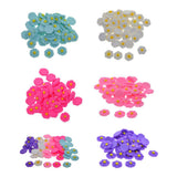 Maxbell 50Pack Resin Sunflower Beads Embellishments DIY Charm Card Making Craft