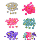 Maxbell 50Pack Resin Sunflower Beads Embellishments DIY Charm Card Making Craft