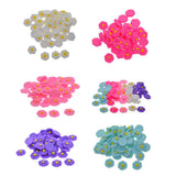 Maxbell 50Pack Resin Sunflower Beads Embellishments DIY Charm Card Making Craft