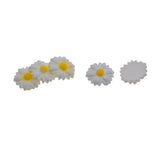 Maxbell 50Pack Resin Sunflower Beads Embellishments DIY Charm Card Making Craft