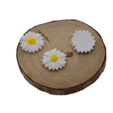 Maxbell 50Pack Resin Sunflower Beads Embellishments DIY Charm Card Making Craft