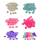Maxbell 50Pack Resin Sunflower Beads Embellishments DIY Charm Card Making Craft