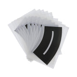 Maxbell 10 sheets highway sign mark symbol stickers tapes for kids toys crafs