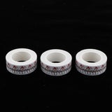 Maxbell 3Roll Decorative Christmas Sticker Paper Masking Washi Tape Adhesive Tapes D