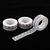 Maxbell 3Roll Decorative Christmas Sticker Paper Masking Washi Tape Adhesive Tapes D