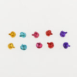 Maxbell 300x Colored Metal Jingle Bells Christmas Jewelry Findings Bells Charms