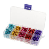 Maxbell 300x Colored Metal Jingle Bells Christmas Jewelry Findings Bells Charms