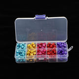 Maxbell 300x Colored Metal Jingle Bells Christmas Jewelry Findings Bells Charms