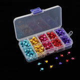 Maxbell 300x Colored Metal Jingle Bells Christmas Jewelry Findings Bells Charms