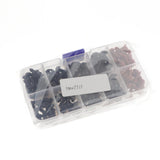 Maxbell 135pcs Plastic Safety Doll Eyes/Nose for Toy Craft Decor DIY brown and black