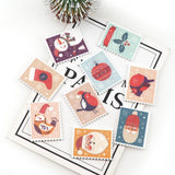 Maxbell 30pcs xmas theme painted wooden buttons sewing crafts card making decors