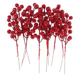 Maxbell 10pcs artificial fruits flower bouquets simulate party heads floral decors