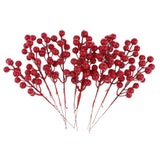 Maxbell 10pcs artificial fruits flower bouquets simulate party heads floral decors