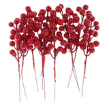 Maxbell 10pcs artificial fruits flower bouquets simulate party heads floral decors