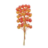 Maxbell 50pcs Berry Artificial Flower Berries Holiday Home Xmas Decor Garland Orange