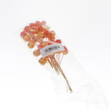Maxbell 50pcs Berry Artificial Flower Berries Holiday Home Xmas Decor Garland Orange
