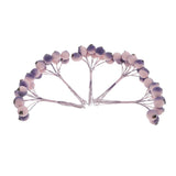 Maxbell 50pcs Berry Artificial Flower Berries Holiday Home Xmas Decor Garland Purple