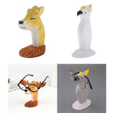 Maxbell Handmade Wood Carving Eyeglasses Holder Stand Sunglasses Display Rack 15cm