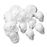 Maxbell Halloween decorating skull and foam head 5 stereoscopic + 5 complanate