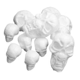 Maxbell Halloween decorating skull and foam head 5 stereoscopic + 5 complanate