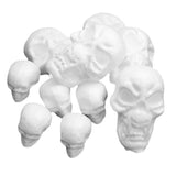 Maxbell Halloween decorating skull and foam head 5 stereoscopic + 5 complanate