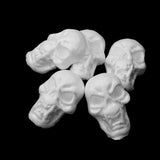 Maxbell Halloween decorating skull and foam head 5 stereoscopic + 5 complanate