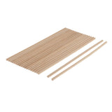 Maxbell 20x Round Wood Stick Rod Dowel Unfinished DIY Wood Modelling Stick 10mmx40cm