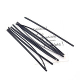 Maxbell 20 Pieces Rubber Gum Hair Hoops Fittings No Slip DIY Hair Band Accessories