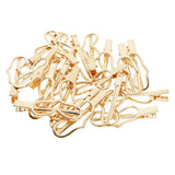 Maxbell 20pcs Fashion Lady Golden Hair Clip Hair Jewelry 7cm heart