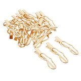 Maxbell 20pcs Fashion Lady Golden Hair Clip Hair Jewelry 7cm heart