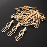 Maxbell 20pcs Fashion Lady Golden Hair Clip Hair Jewelry 7cm heart