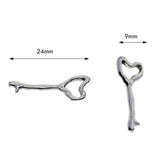 Maxbell 70pcs Mini Cute Cat Paw Pendant Love Heart Hanging Decor DIY Crafts Making