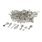 Maxbell 70pcs Mini Cute Cat Paw Pendant Love Heart Hanging Decor DIY Crafts Making