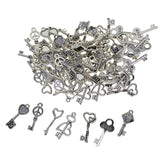 Maxbell 70pcs Mini Cute Cat Paw Pendant Love Heart Hanging Decor DIY Crafts Making