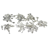 Maxbell 70pcs Mini Cute Cat Paw Pendant Love Heart Hanging Decor DIY Crafts Making