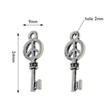 Maxbell 70pcs Mini Cute Cat Paw Pendant Love Heart Hanging Decor DIY Crafts Making