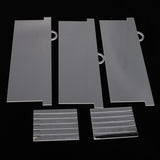 3Pieces Rectangle Divided Silicone Soap Loaf Mold with Wooden Box DIY 1.2KG