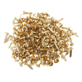 Maxbell 200pcs Iron Metal Brads Round Embellishment for DIY Card Making Party Decors