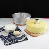 1 Set Alloy Chiffon Cake Mold Round Hollow Angel Food Cake Pan Baking Mould 5 inch