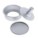 1 Set Alloy Chiffon Cake Mold Round Hollow Angel Food Cake Pan Baking Mould 5 inch