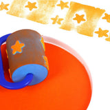 Finger Graffiti Paint Pigment Kid Ink Pad Stamp Washable Crafts Orange