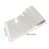 Maxbell Grey&Orange Grid Clear Transfer Paper Tape Roll for Vinyl Crafts Hobby