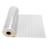 Maxbell Grey&Orange Grid Clear Transfer Paper Tape Roll for Vinyl Crafts Hobby