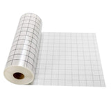 Maxbell Grey&Orange Grid Clear Transfer Paper Tape Roll for Vinyl Crafts Hobby