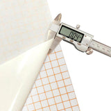 Maxbell Grey&Orange Grid Clear Transfer Paper Tape Roll for Vinyl Crafts Hobby