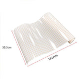 Maxbell Grey&Orange Grid Clear Transfer Paper Tape Roll for Vinyl Crafts Hobby