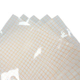 Maxbell Grey&Orange Grid Clear Transfer Paper Tape Roll for Vinyl Crafts Hobby