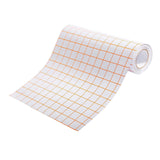 Maxbell Grey&Orange Grid Clear Transfer Paper Tape Roll for Vinyl Crafts Hobby
