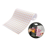 Maxbell Grey&Orange Grid Clear Transfer Paper Tape Roll for Vinyl Crafts Hobby